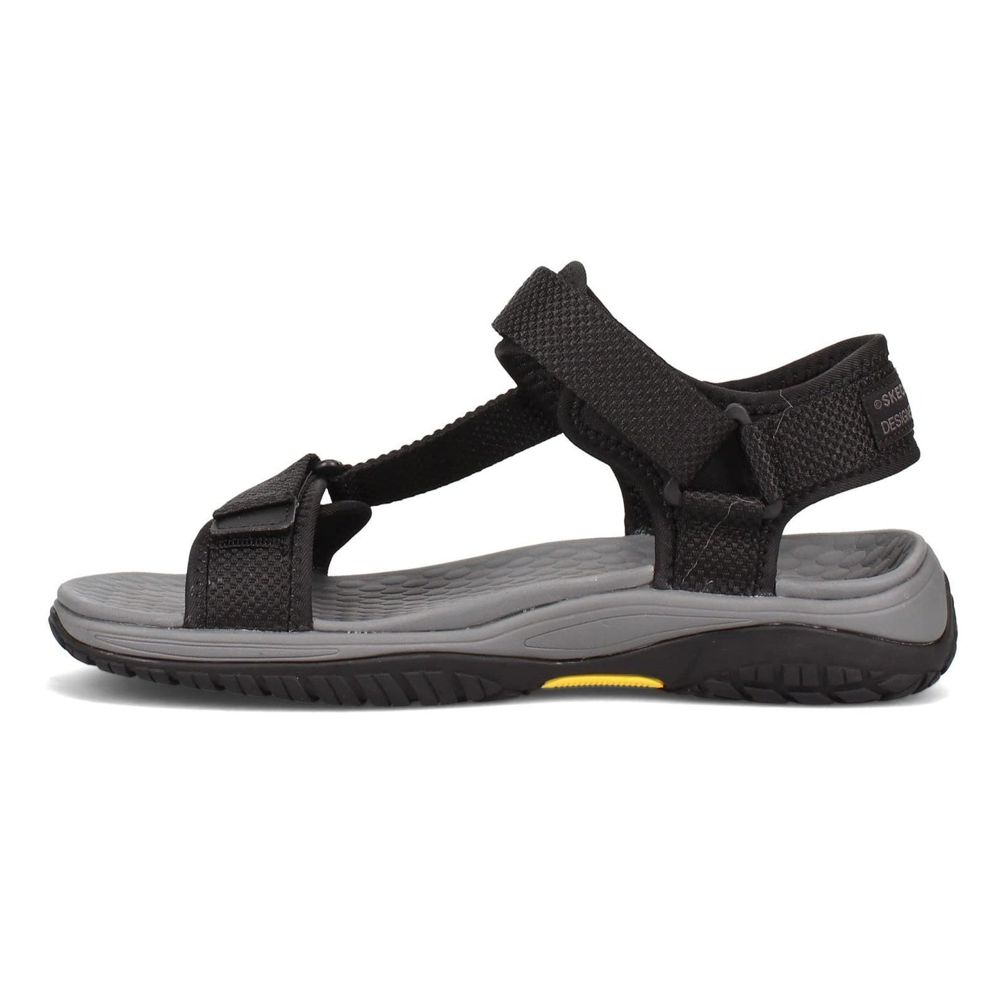 Skechers LOMELL-RIP Tide Men's Open Toe Sandal, Black, 12