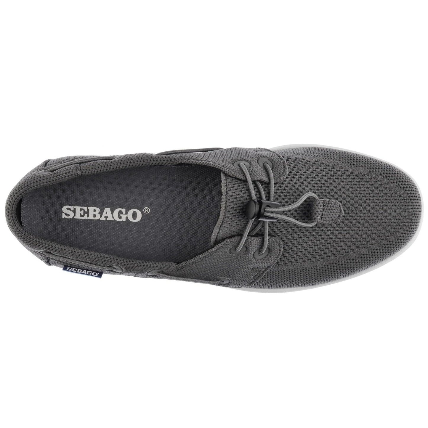 Sebago Monterey Womens Grey Mesh Loafers & Slip Ons Boat Shoes Size 10 M