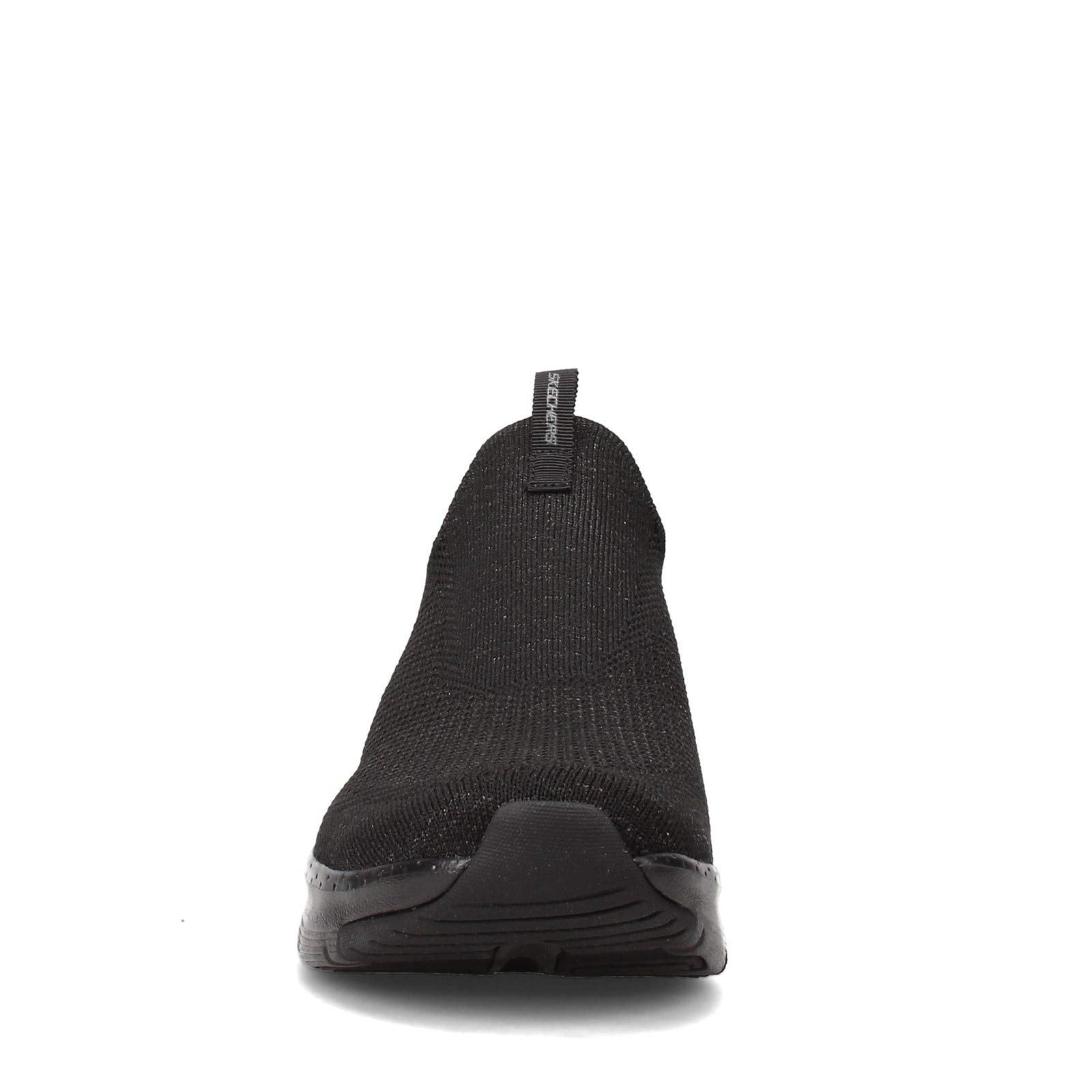 Skechers Women's Slip-on Arch Fit Keep It Up Sneaker Shoes Black Size 9 US SKECHERS
