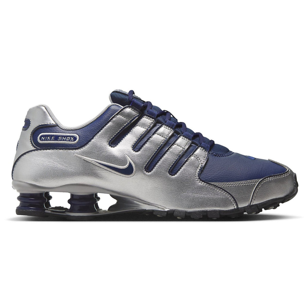 Nike Shox NZ Shoes Midnight Navy Blue Silver Black 378341-402 Men's Size 10 M