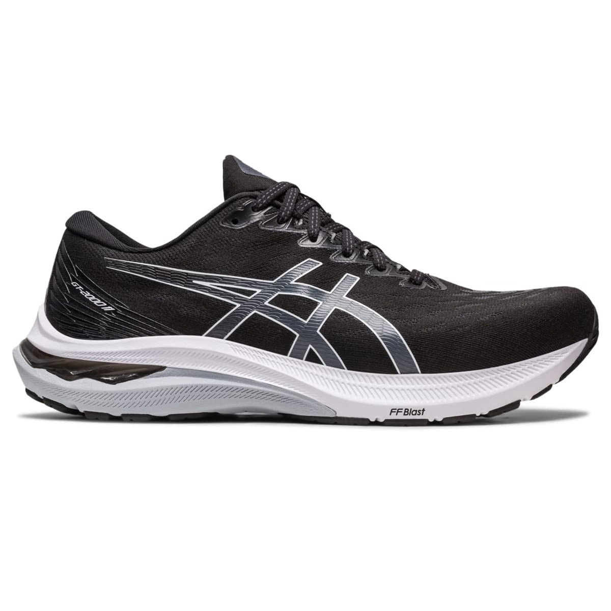 ASICS GT-2000 11 Men's Running Shoes Black/White Size 10 4E - Extra Wide