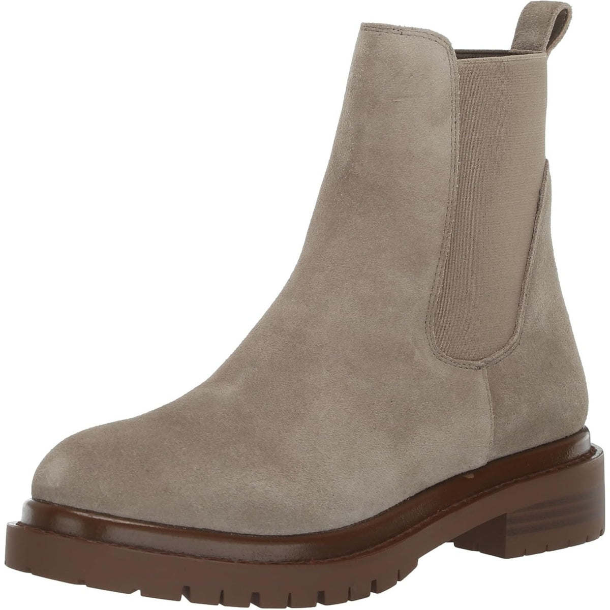 Steve Madden Women's Lysette Chelsea Boot Oatmeal Suede, Size 10 M