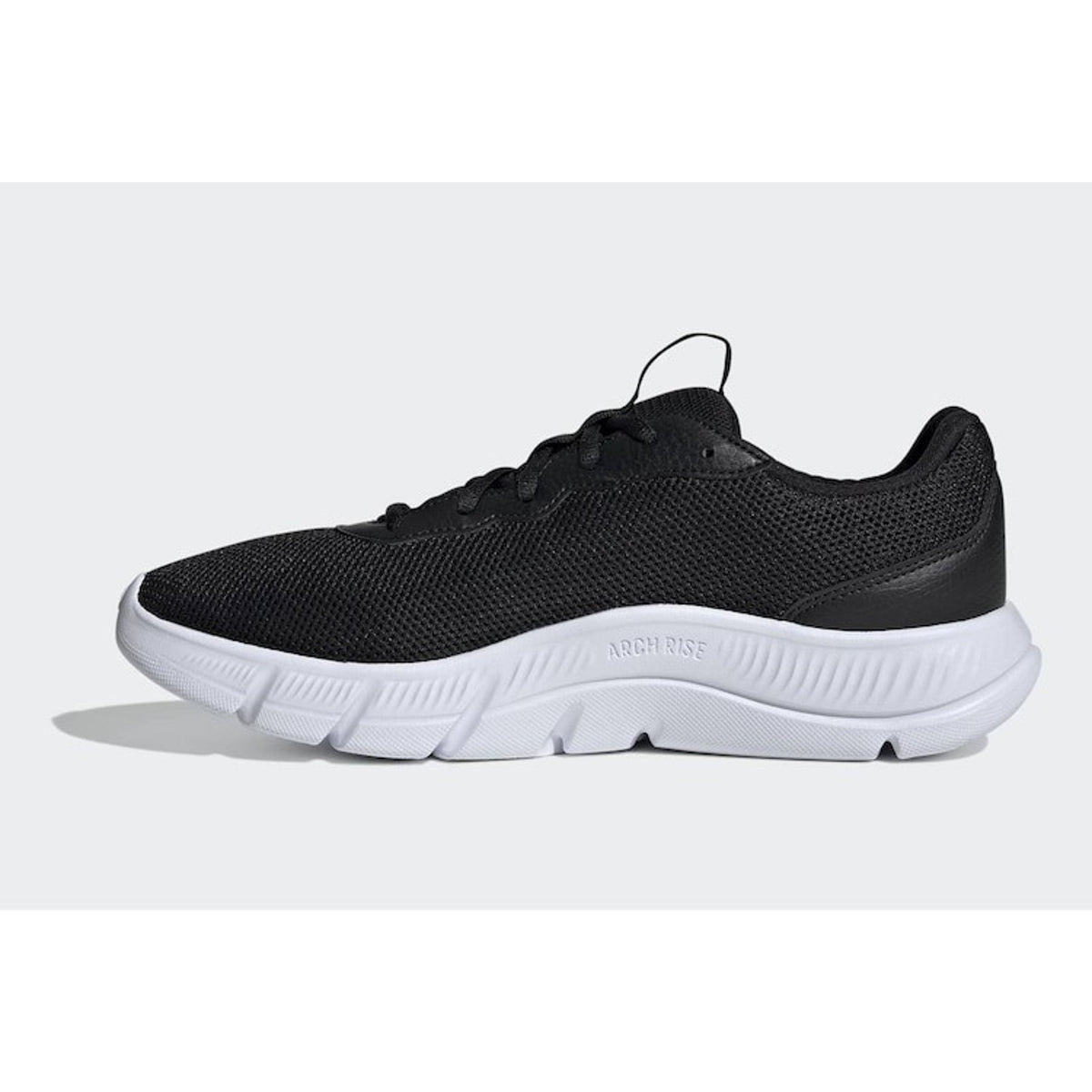 adidas Cloudfoam Flex Laces Men’s Everyday Wear Walking Shoes Black 9 Wide Fit