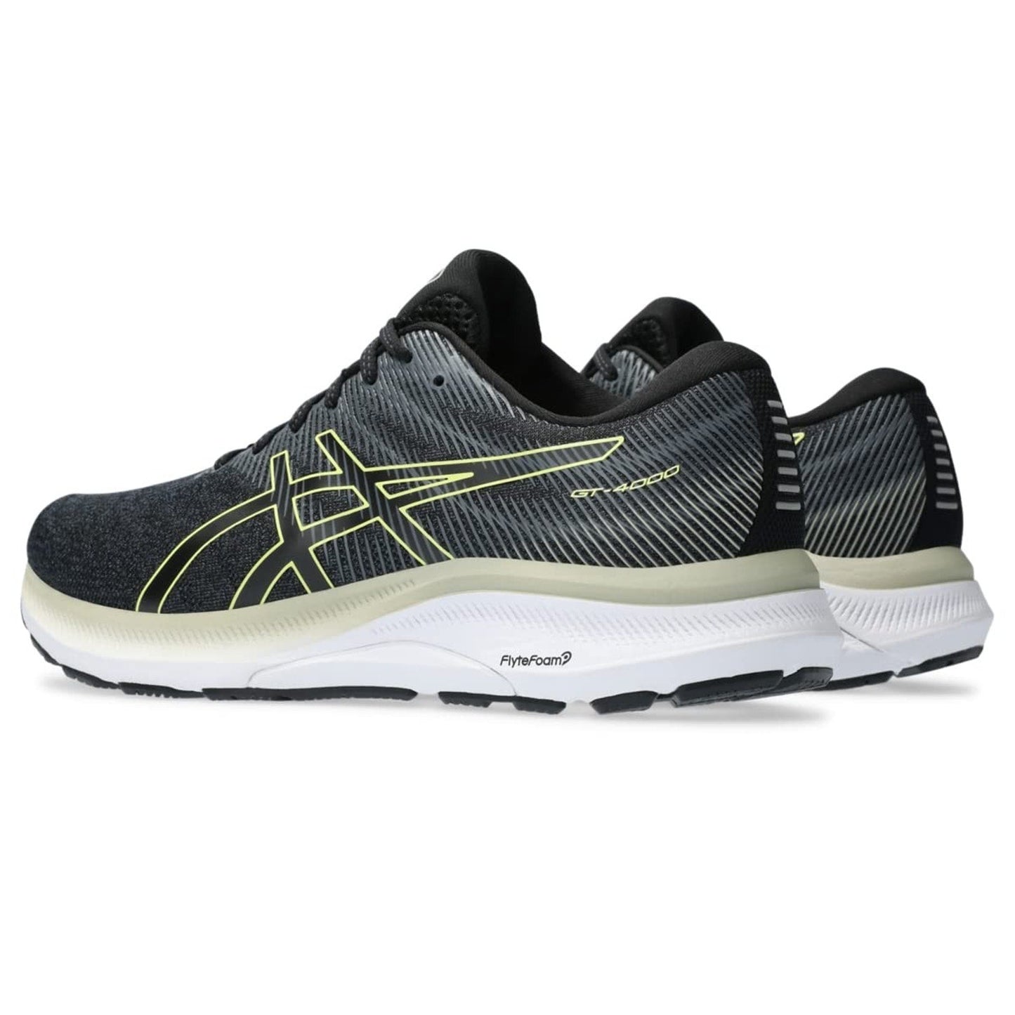 ASICS Women's GT-4000 3 Running Shoes, 13 US , Black/Glow Yellow ASICS