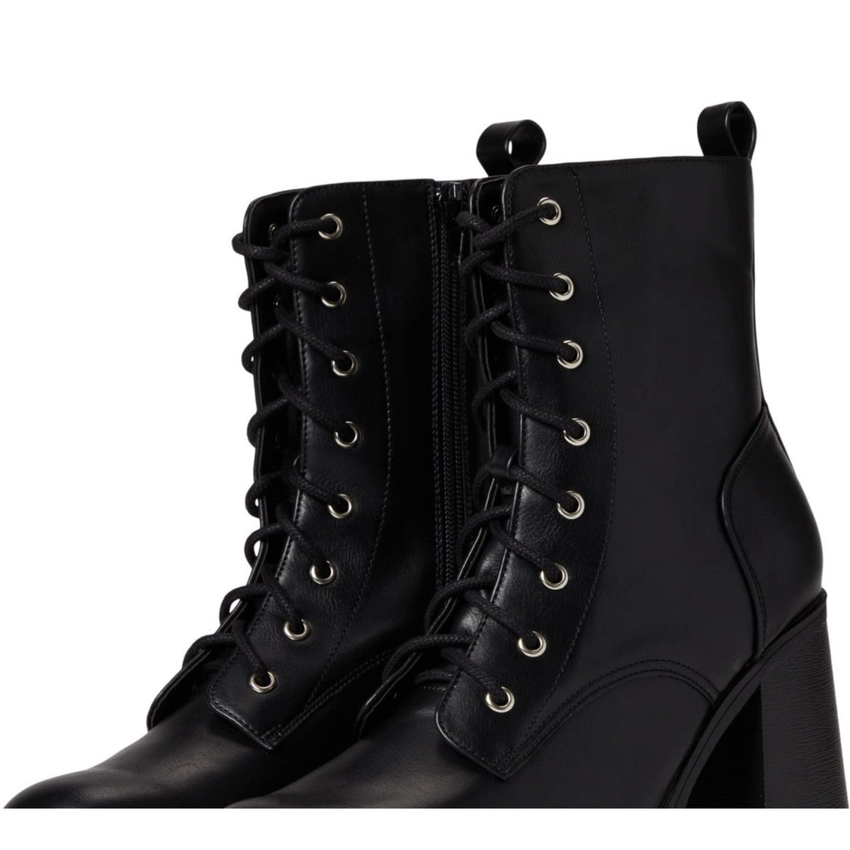Steve Madden 9.5M Black Leather Persuade Bootie Ankle Boot