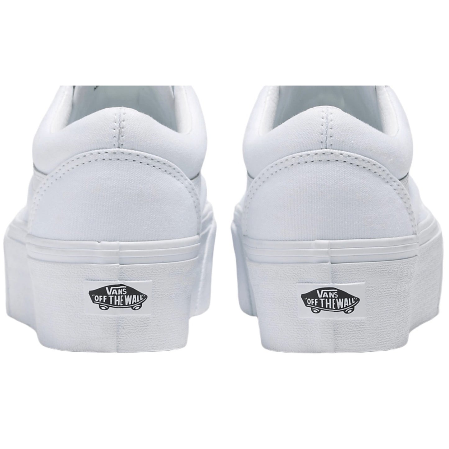Vans UA Old Skool platform Shoes ,True White, Men's 10, Women's 11.5