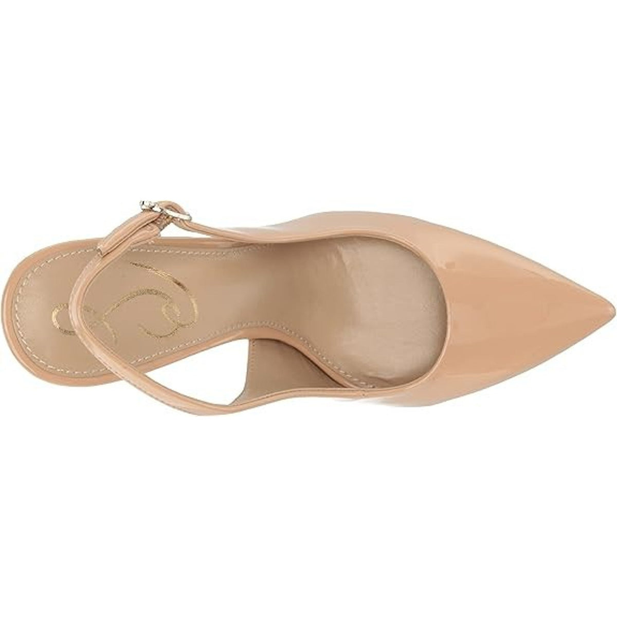 Sam Edelman Hazel Women's High Heels Sling Blush Pat Leather Size 9