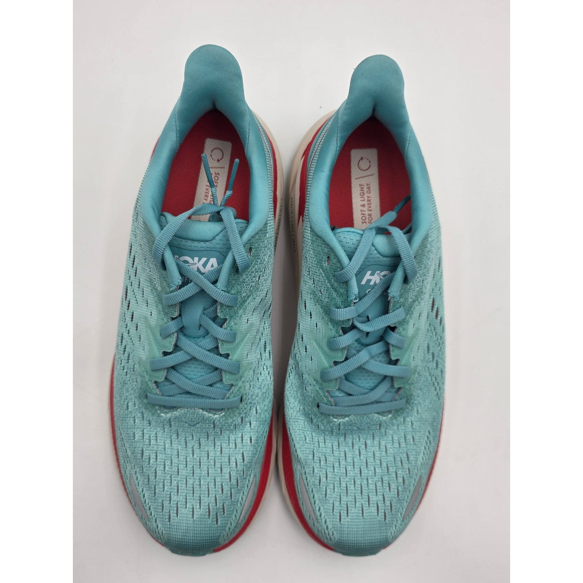 Hoka Clifton 8 Women's Running Shoes Teal Size 8.5B