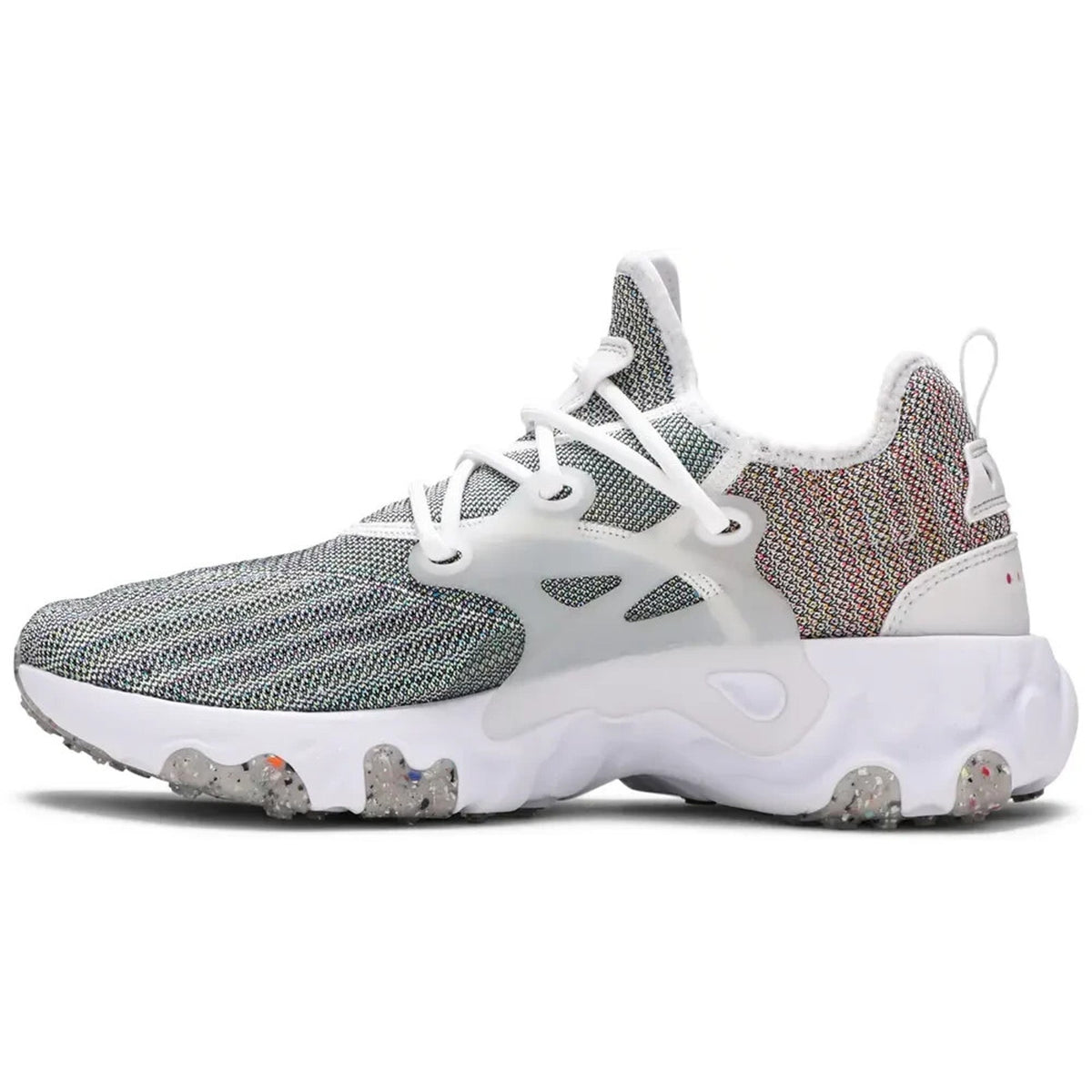 Nike React Presto Flyknit Men's Athletic Sneakers White Gum Brown Shoe Size 9 M
