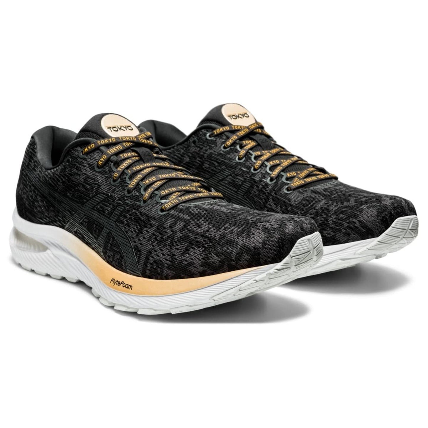 ASICS Gel-Cumulus 22 TOKYO Men's running Shoes Black/Graphite Grey 10 M