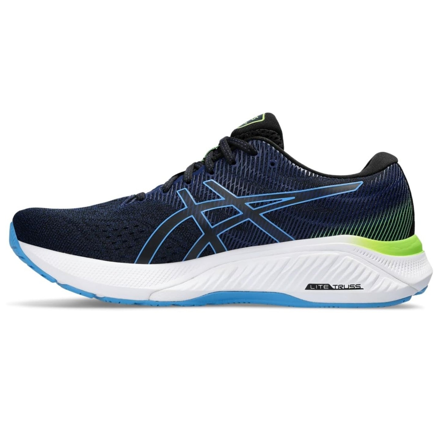 ASICS Men's GT-4000 3 Running Shoes, Black/Waterscape 9 M