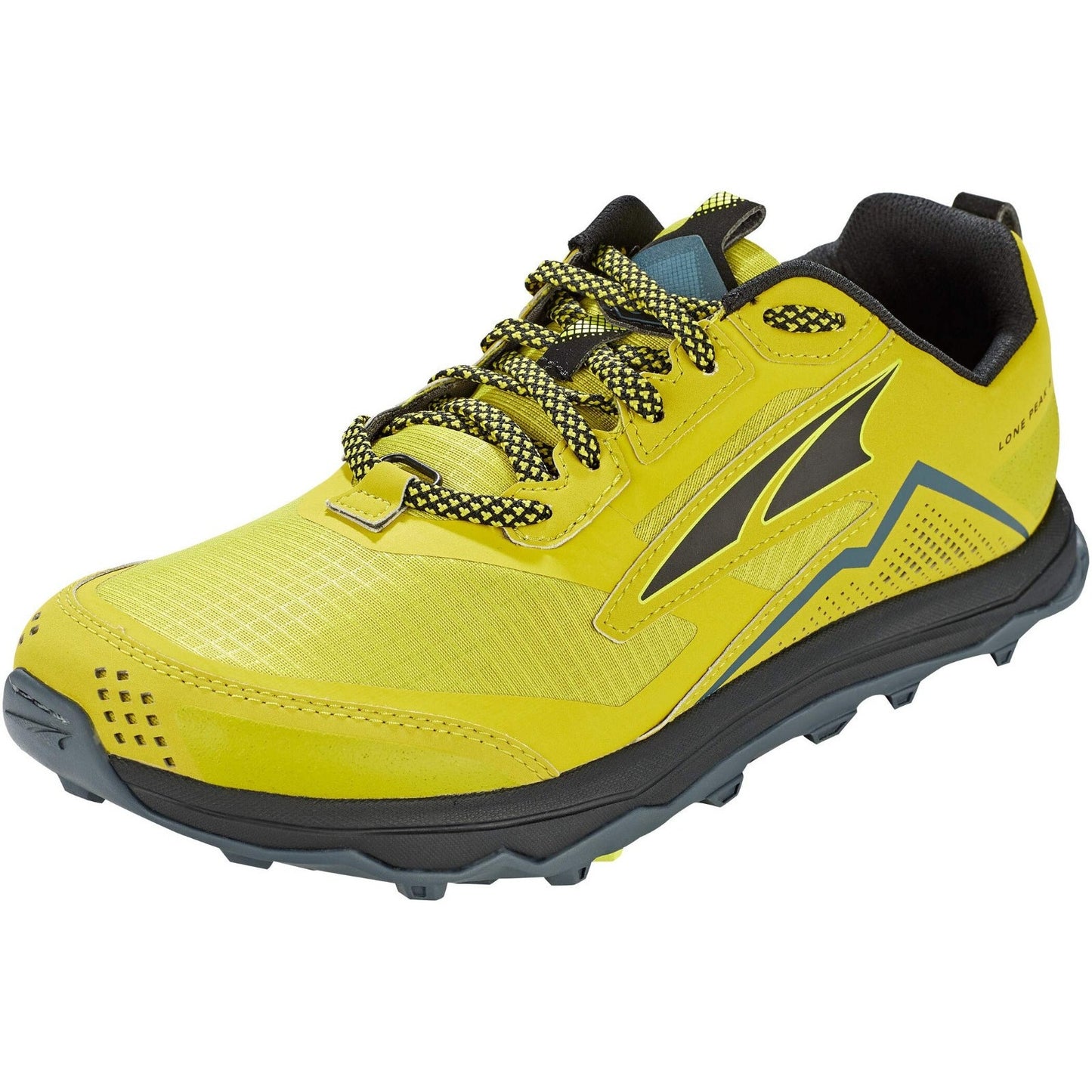 ALTRA Mens Size 9.5 Lone Peak 5 Trail Running Hike Shoe Lime/Black Sneaker New