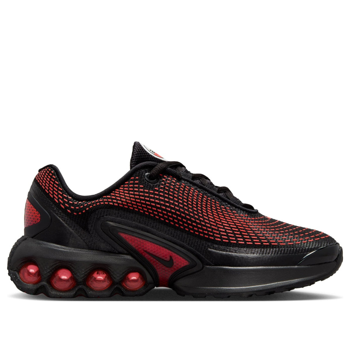 Nike Air Max DN (GS) Running Shoes BRED Black/Crimson Size 5 Y / 6.5 Women