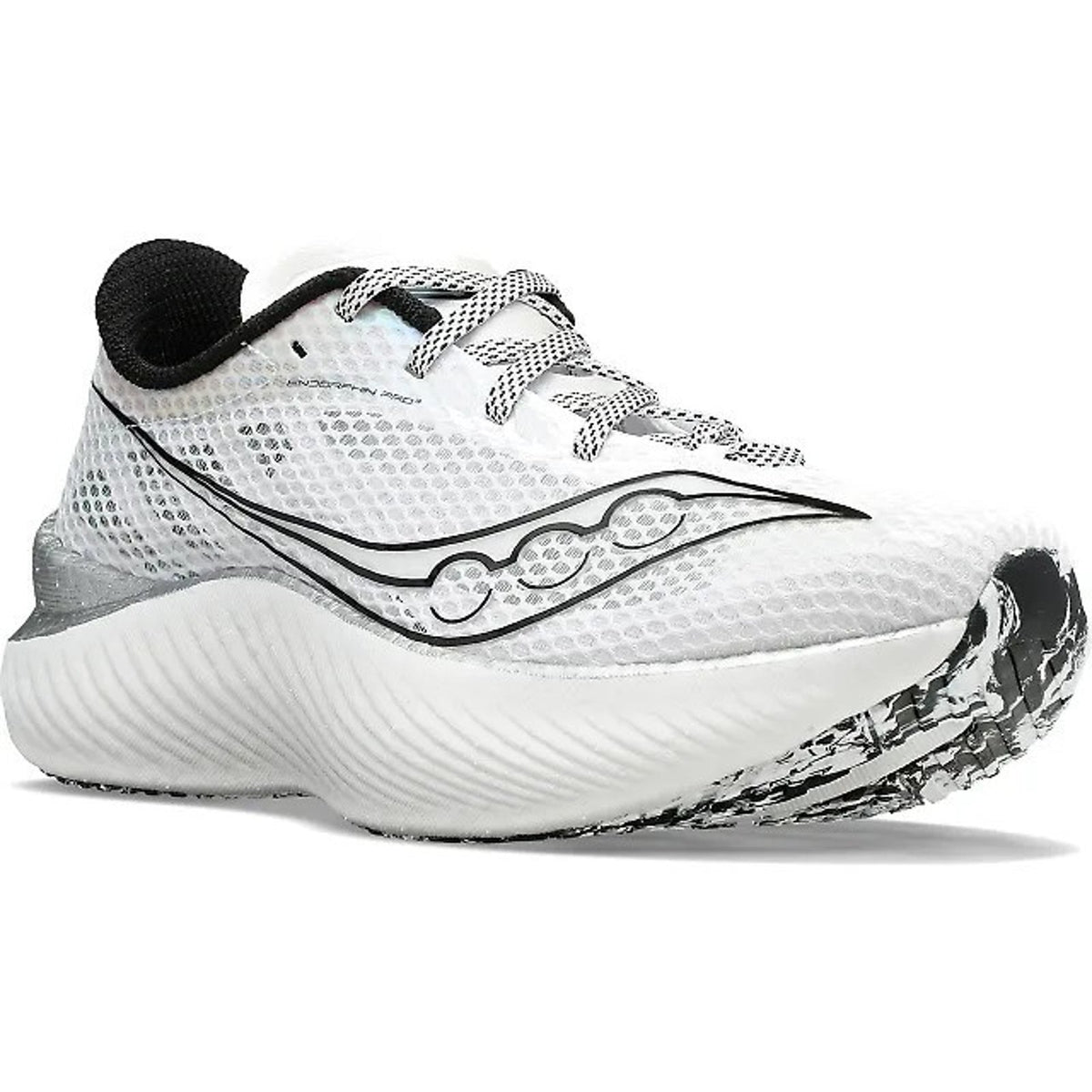 Saucony Endorphin Pro 3 Men Running Shoes - White/ Black Size 13 US