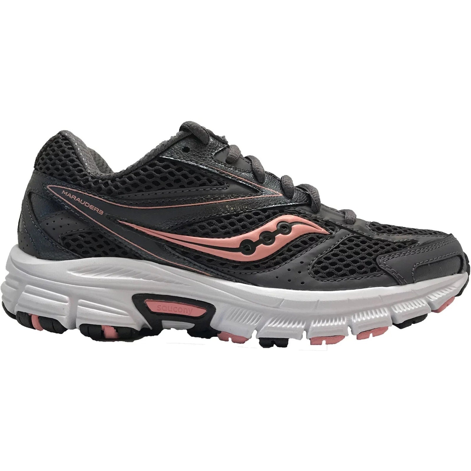 Saucony Grid Marauder 3 Running Shoes Sneakers Womens Slate/Peach, 10.5 US Saucony
