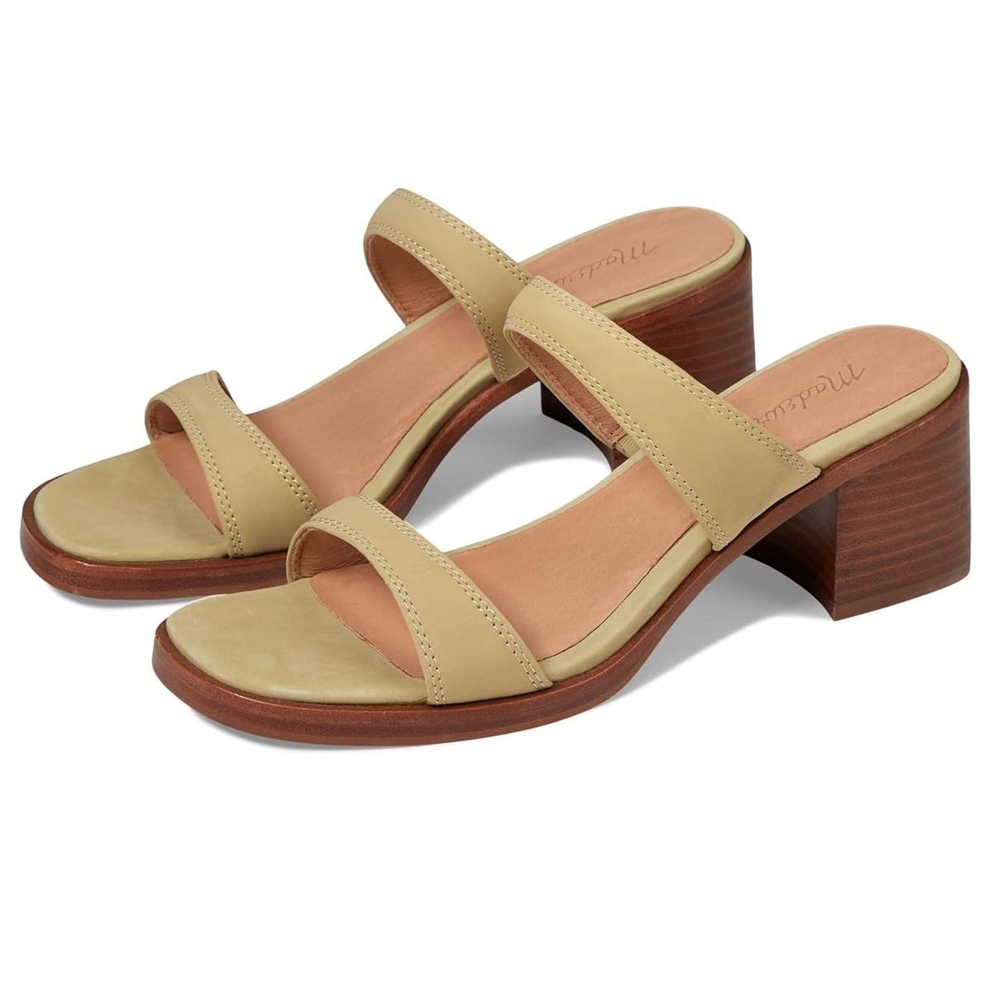 Madewell Shoes Women’s 8.5 Pale Lichen Ora Double Strap Sandal Nubuck NK041