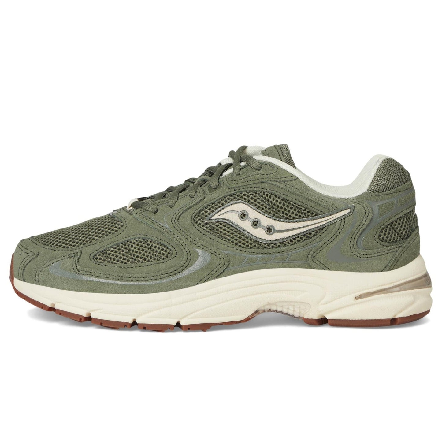 Saucony Unisex-Adult Grid Jazz 9 Sneaker, Olive/Off-White, 11 Men, 12.5 Women