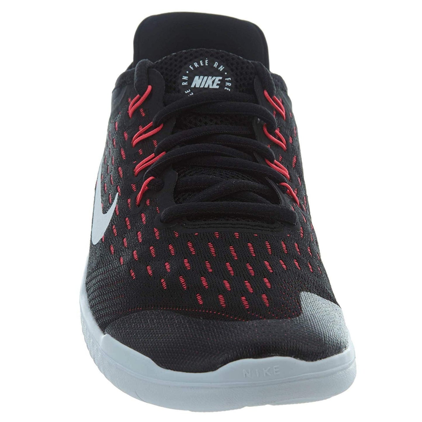 Nike Free RN 2018 Black/White-Racer Pink-Volt Running shoes Grade School Boy 7 Y