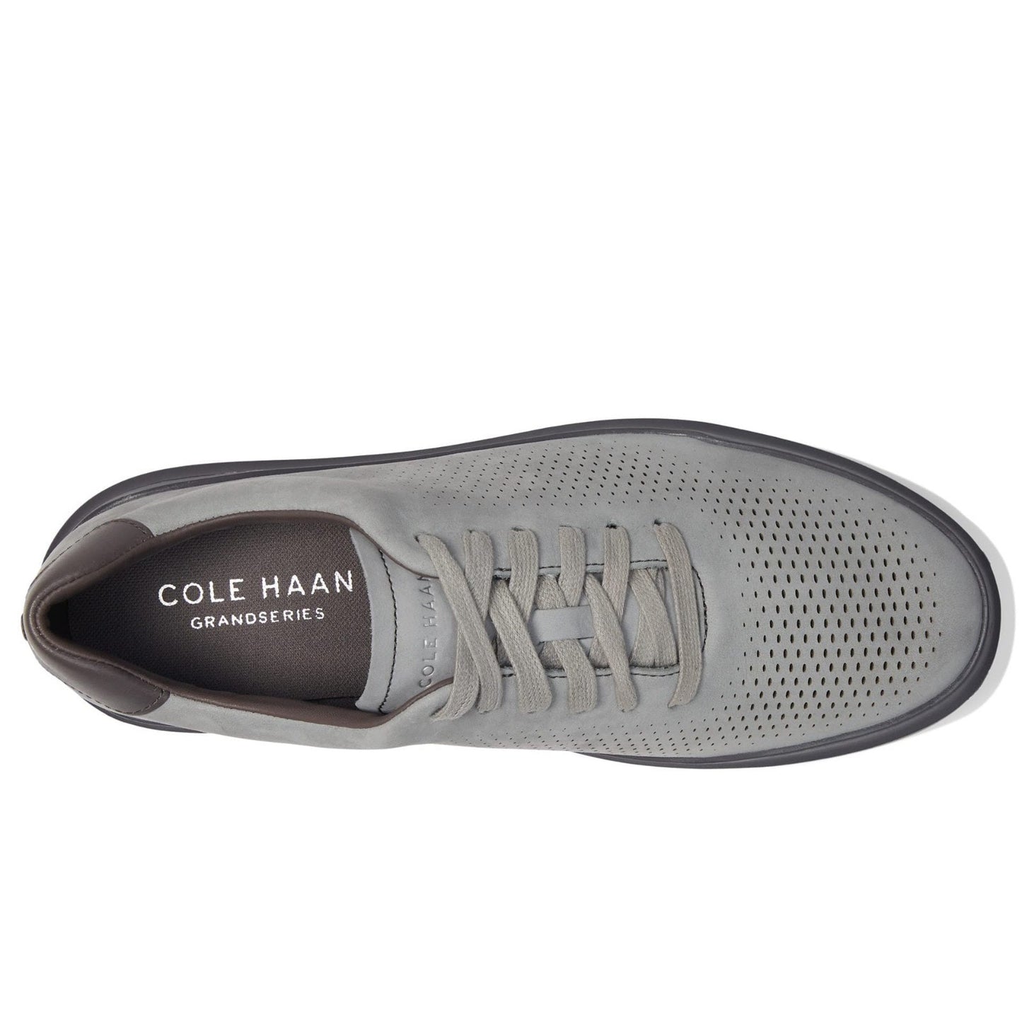 Cole Haan Men's Grandpro Rally Laser Cut Sneaker, Grey Monument, 9.5-M US