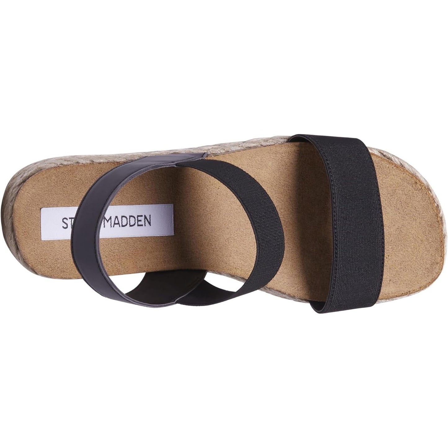 Steve Madden Jaklin Platform Slide Sandals Black Women's Size 8 M