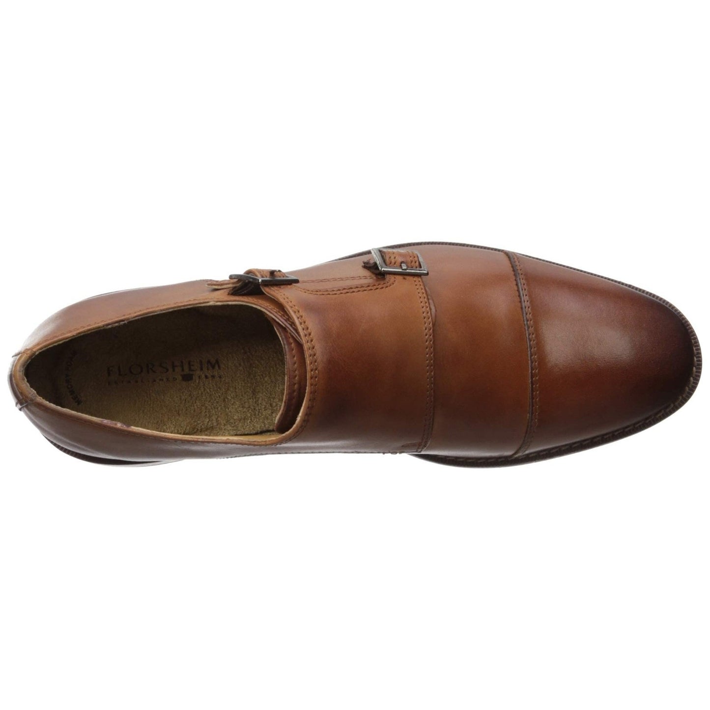 Florsheim Montinaro Double Monk Strap Saddle Tan Smooth 12 M (D)