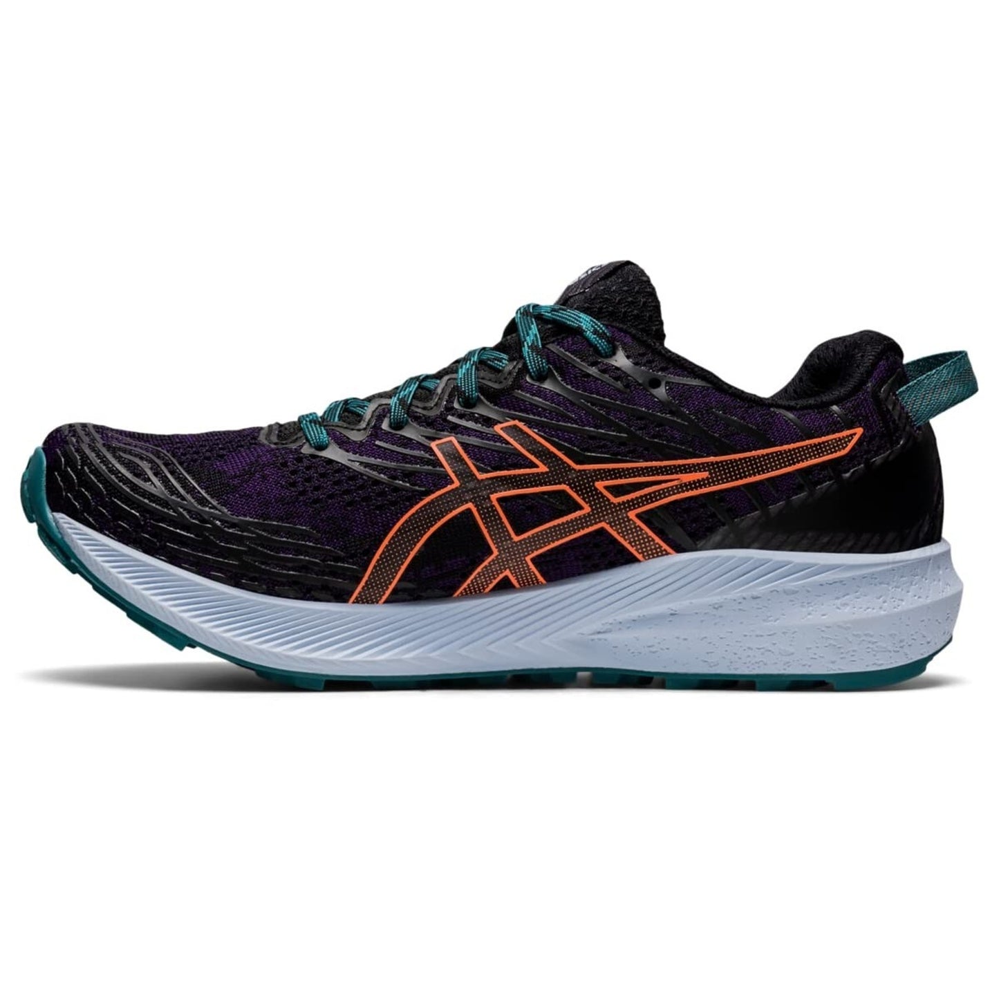 ASICS Women's Fuji Lite 3 Athletic Running Shoes Night Shade/Nova Orange 7 M