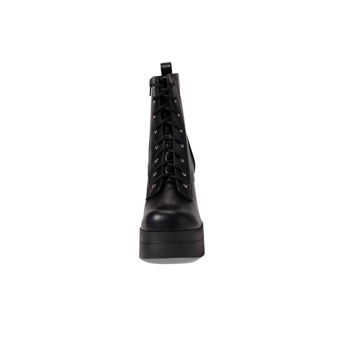 Steve Madden 9.5M Black Leather Persuade Bootie Ankle Boot