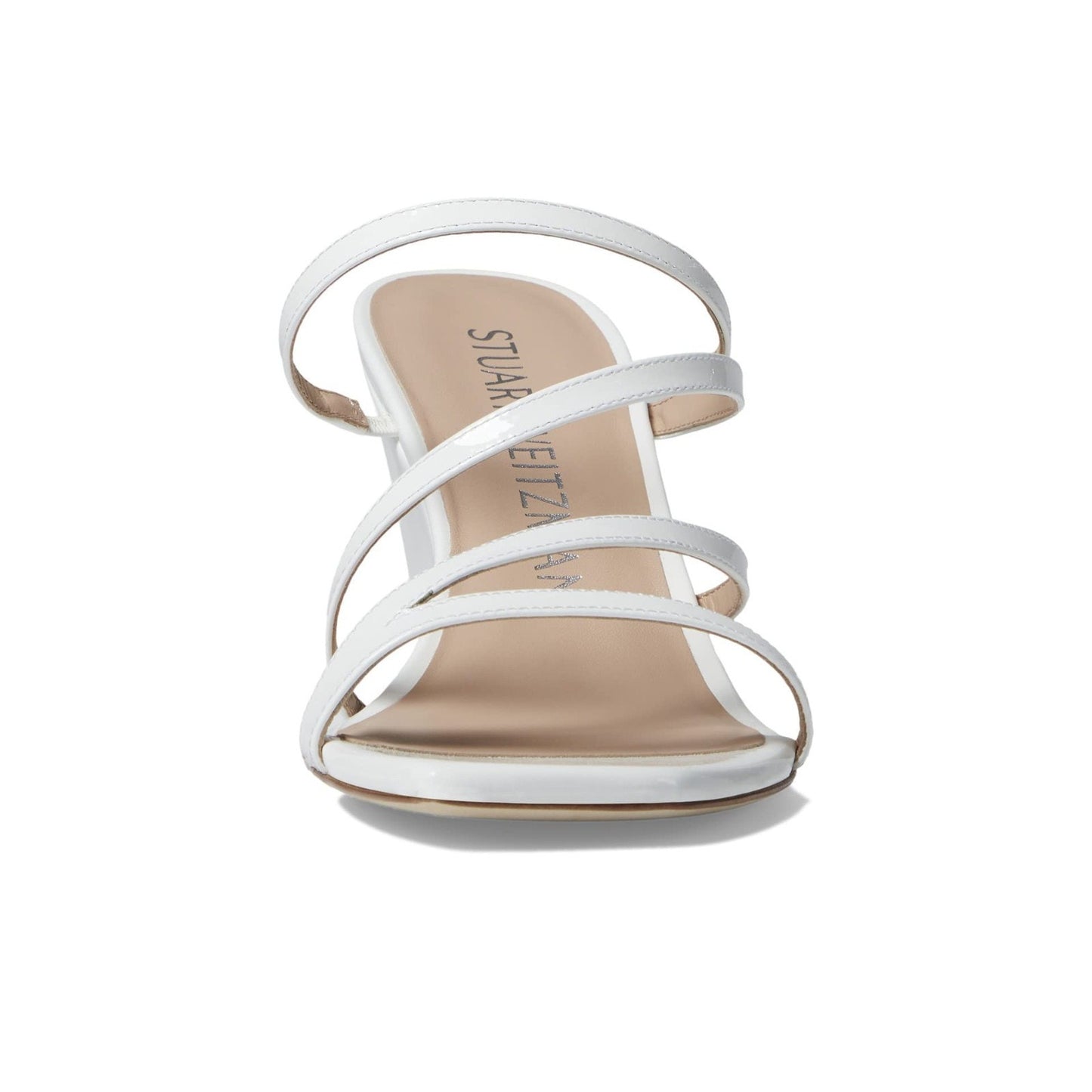 Stuart Weitzman Strapeze 85 White Wedge Sandals 10 B New with Box