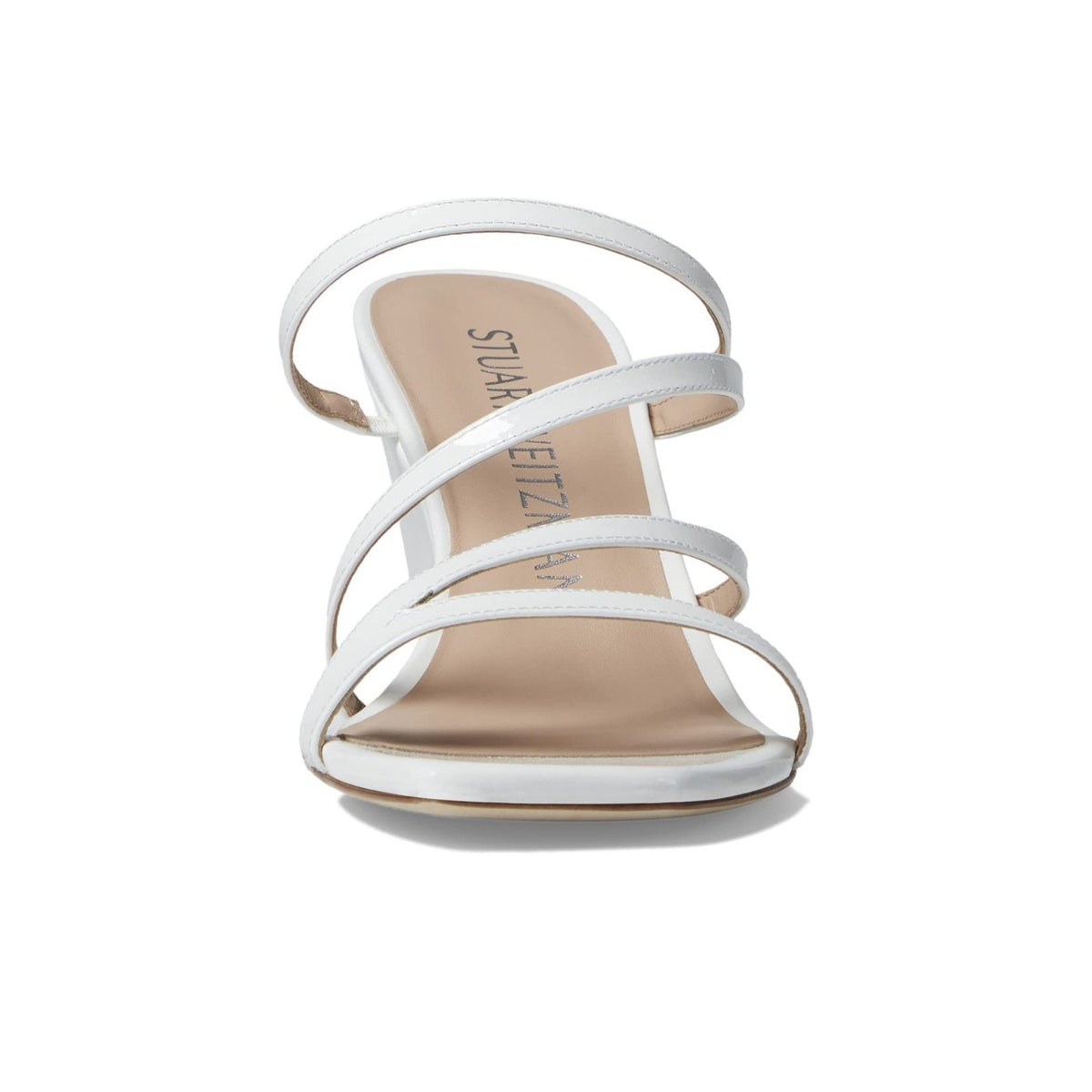 Stuart Weitzman Strapeze 85 White Wedge Sandals 10 B New with Box
