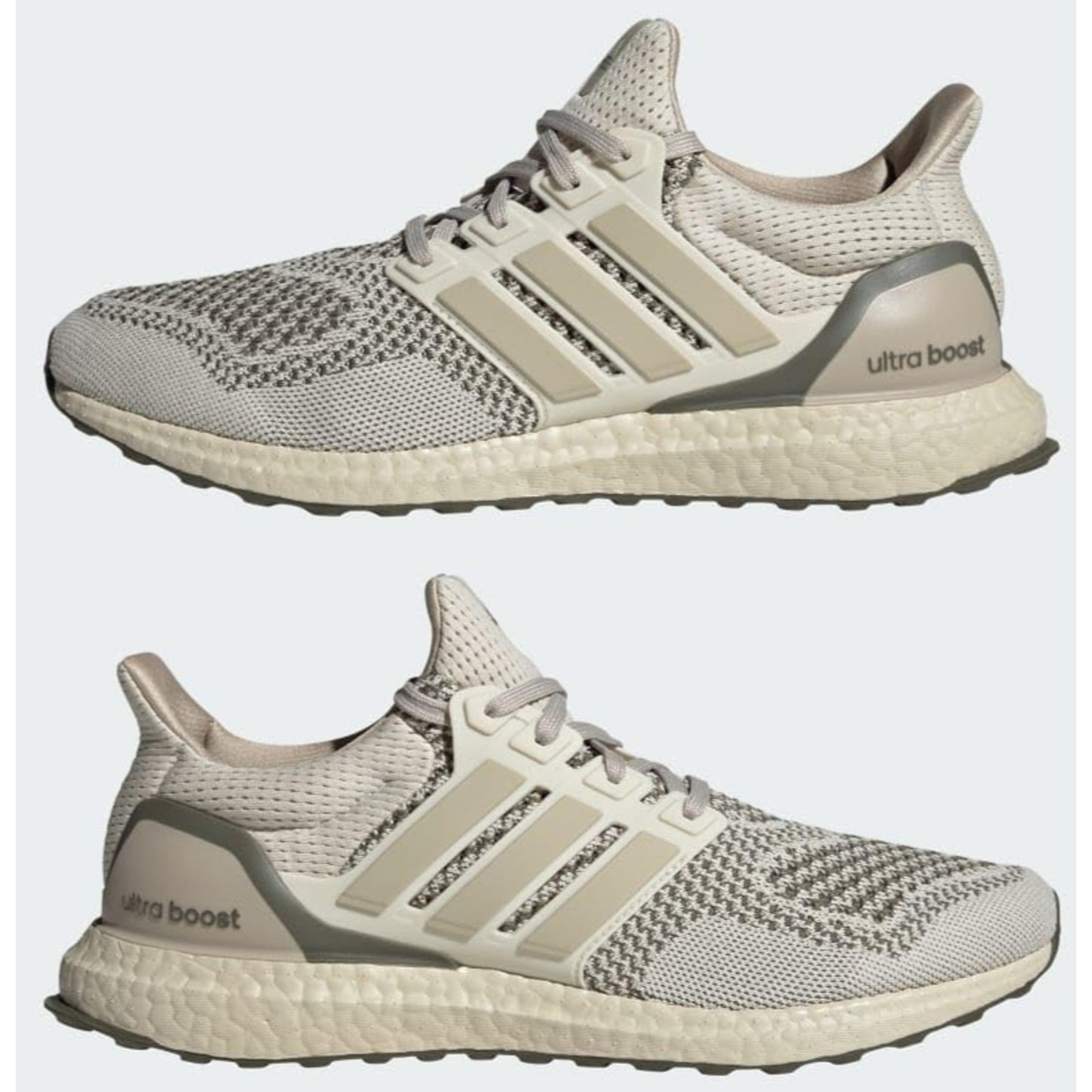 Adidas Men's Ultraboost 1.0 Running Shoes Alumina/Wonder Beige/Olive Strata 14 M