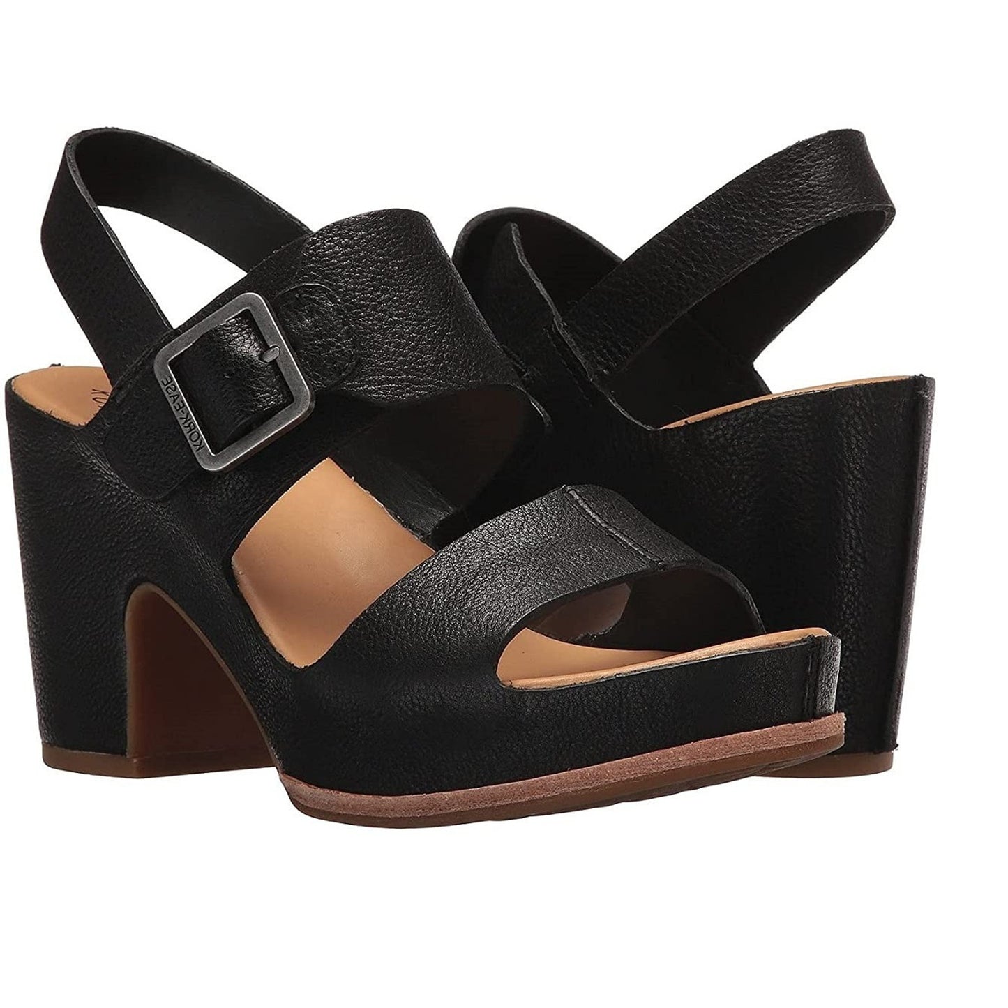 Kork-Ease San Carlos Women's Sandals Black Leather Size 10 M