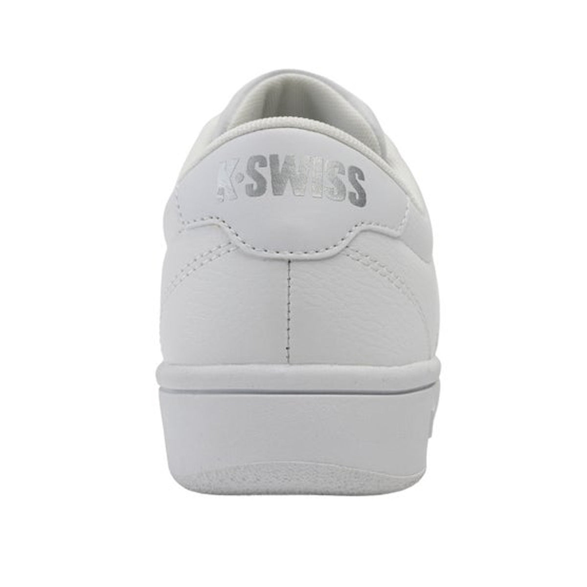 K-Swiss Women's Court Sneaker Lightweight Synthetic White Leather Size 8