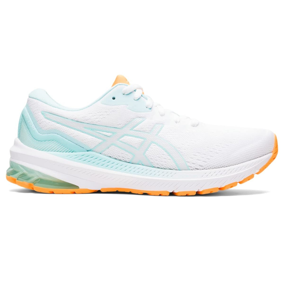 ASICS GT-1000 11 Women's Running Shoes White/Clear Blue Size 8 US