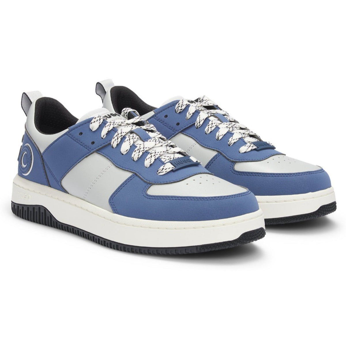 HUGO BOSS KILIAN TENNIS Nanu Men's LOW-TOP SNEAKERS Open Blue Size 10 M