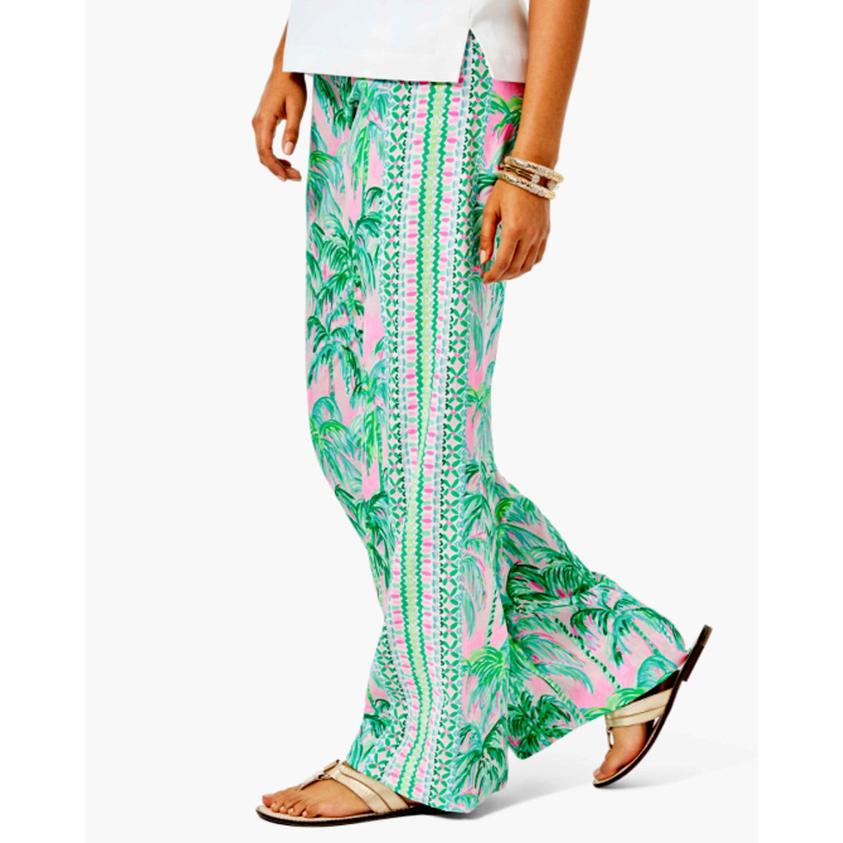 Lilly Pulitzer Bal Harbour Palazzo Pant Pink Blossom Suite Views Small