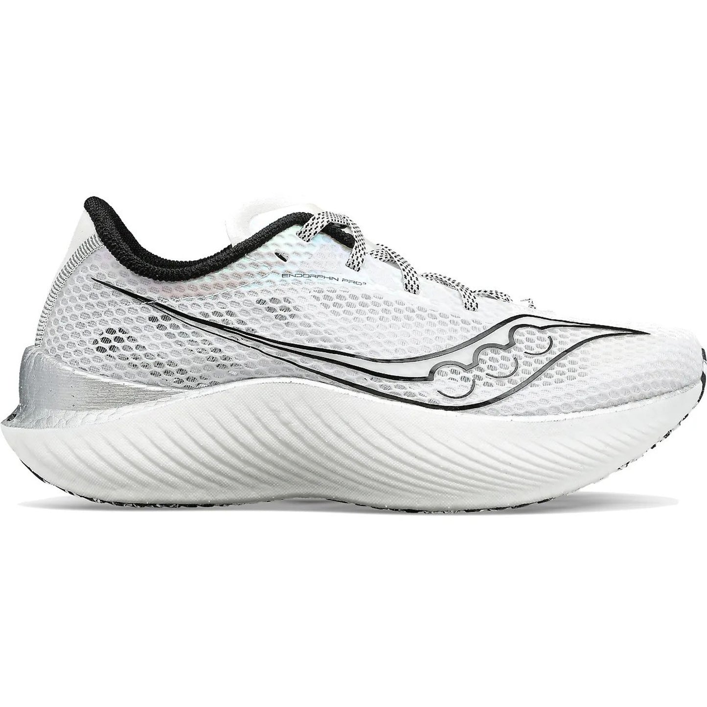 Saucony Endorphin Pro 3 Men Running Shoes - White/ Black Size 13 US
