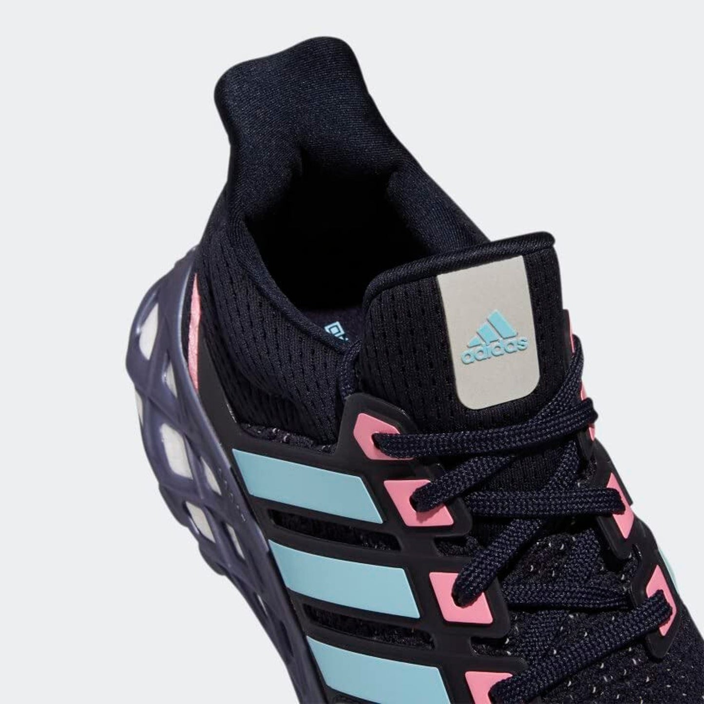 Adidas UltraBoost WEB DNA Running Shoes Navy Blue Pink Size Men 6/ Wmn 7 M