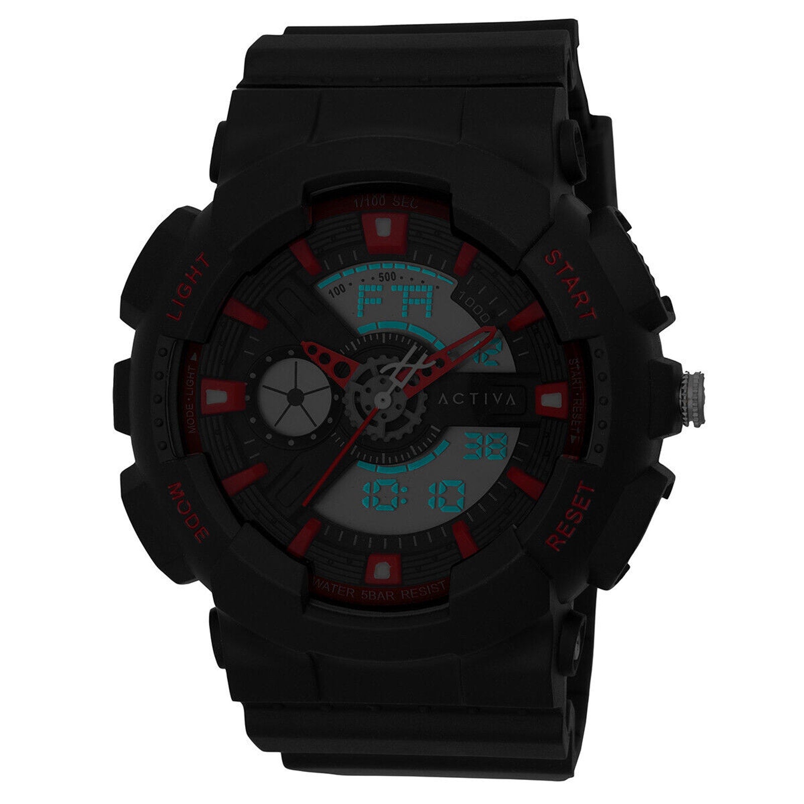 Activa Pixel X Invicta Digital Men's Watch - 50mm. Black (ACW498-001) Invicta