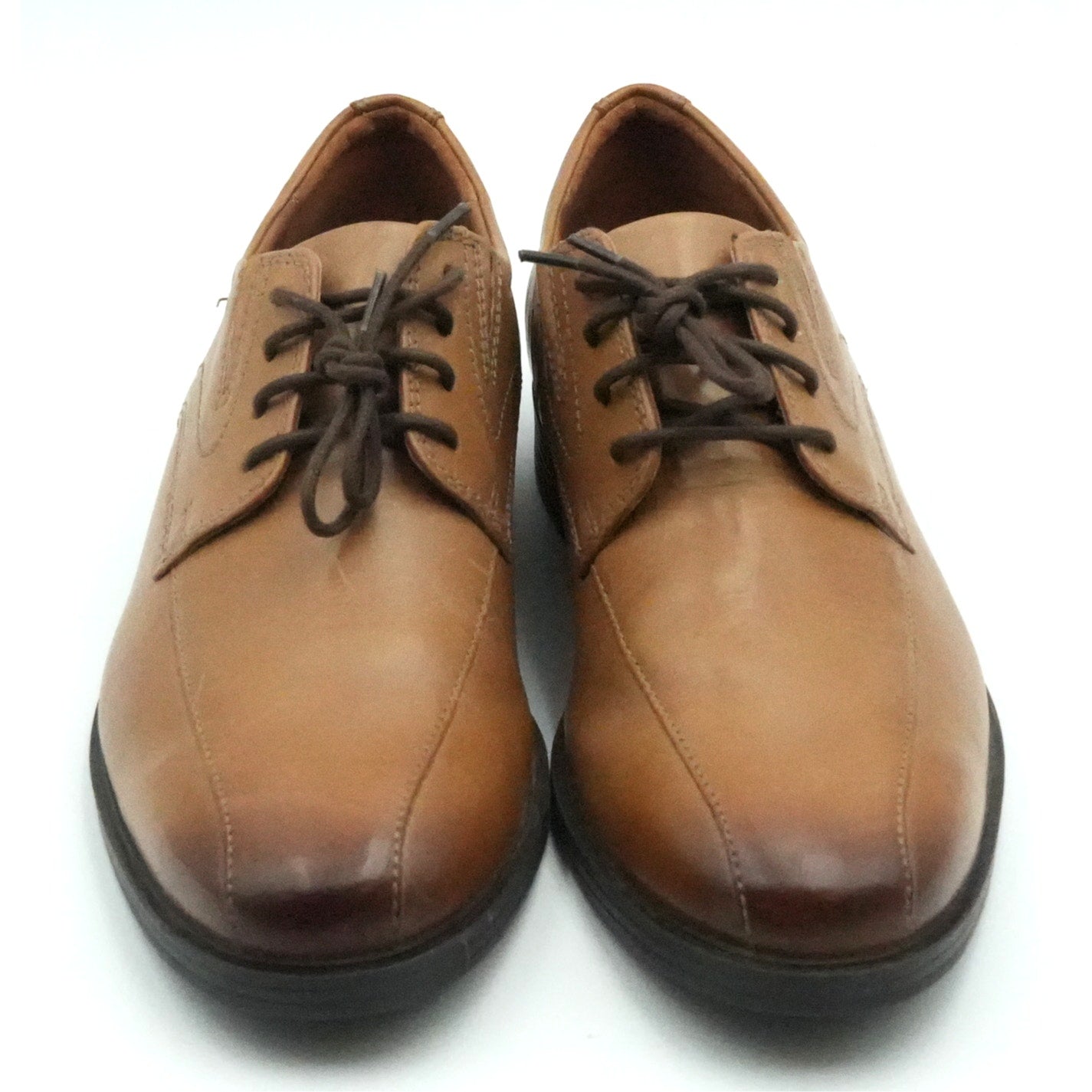 Clarks Whiddon Step Loafers Men's Shoes Brown Leather US 8 M