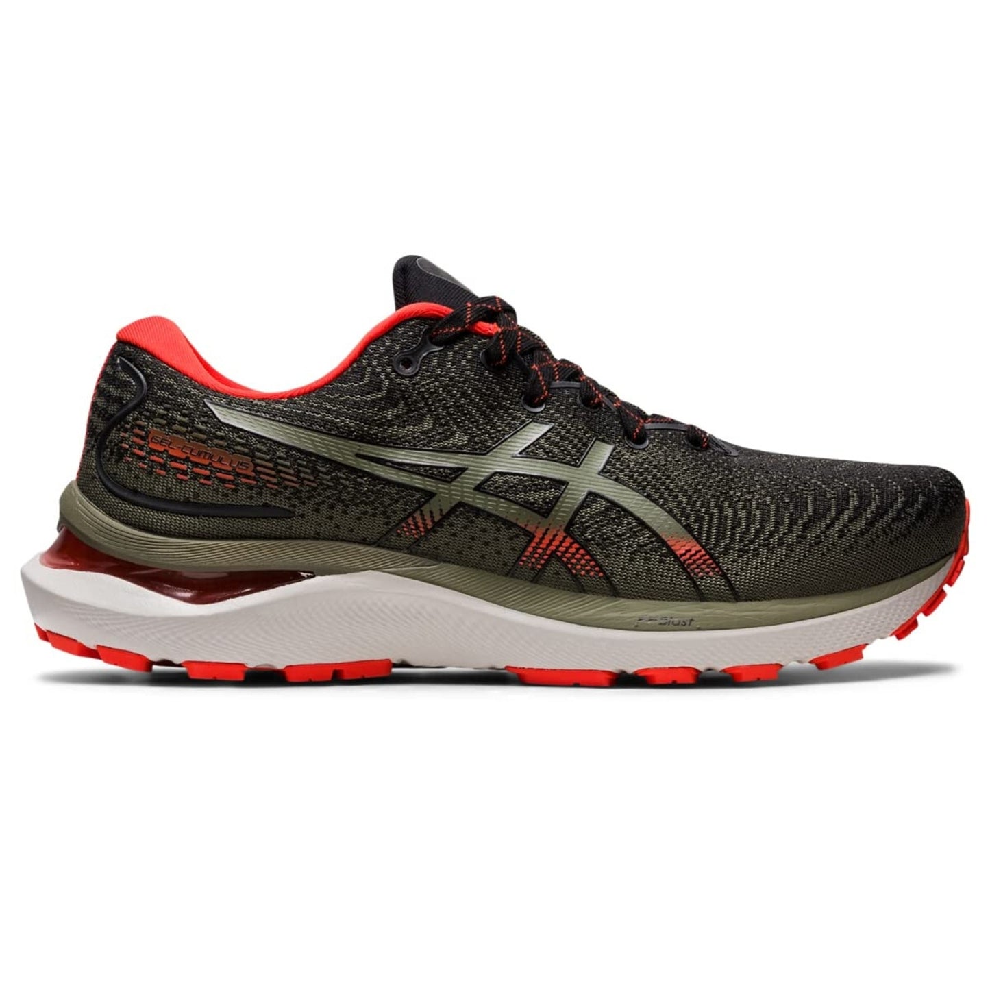 ASICS Men's Gel-Cumulus 24 Trail Running Shoes, Nature Bathing/Olive Size 8