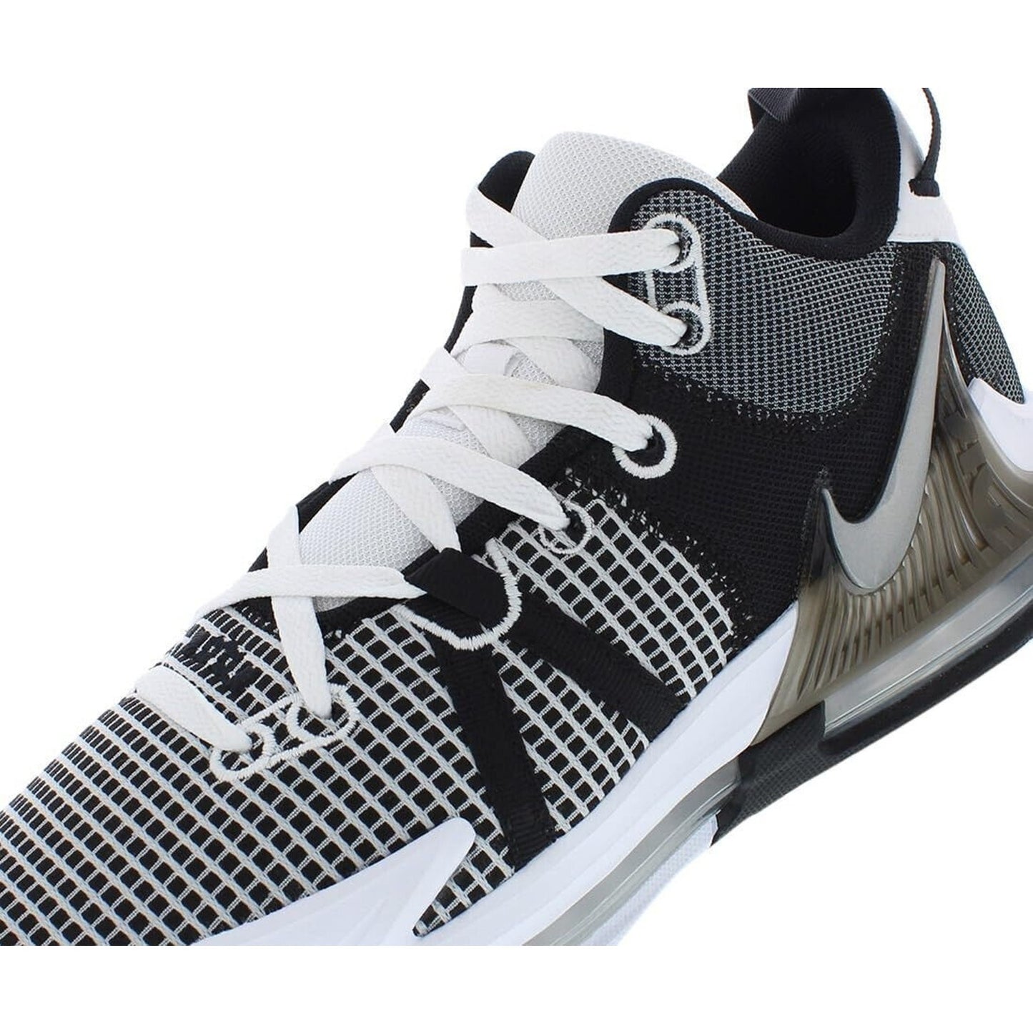 Nike Lebron Witness VII DM1123 100 White Black Basketball Sneakers Shoes 9.5 US