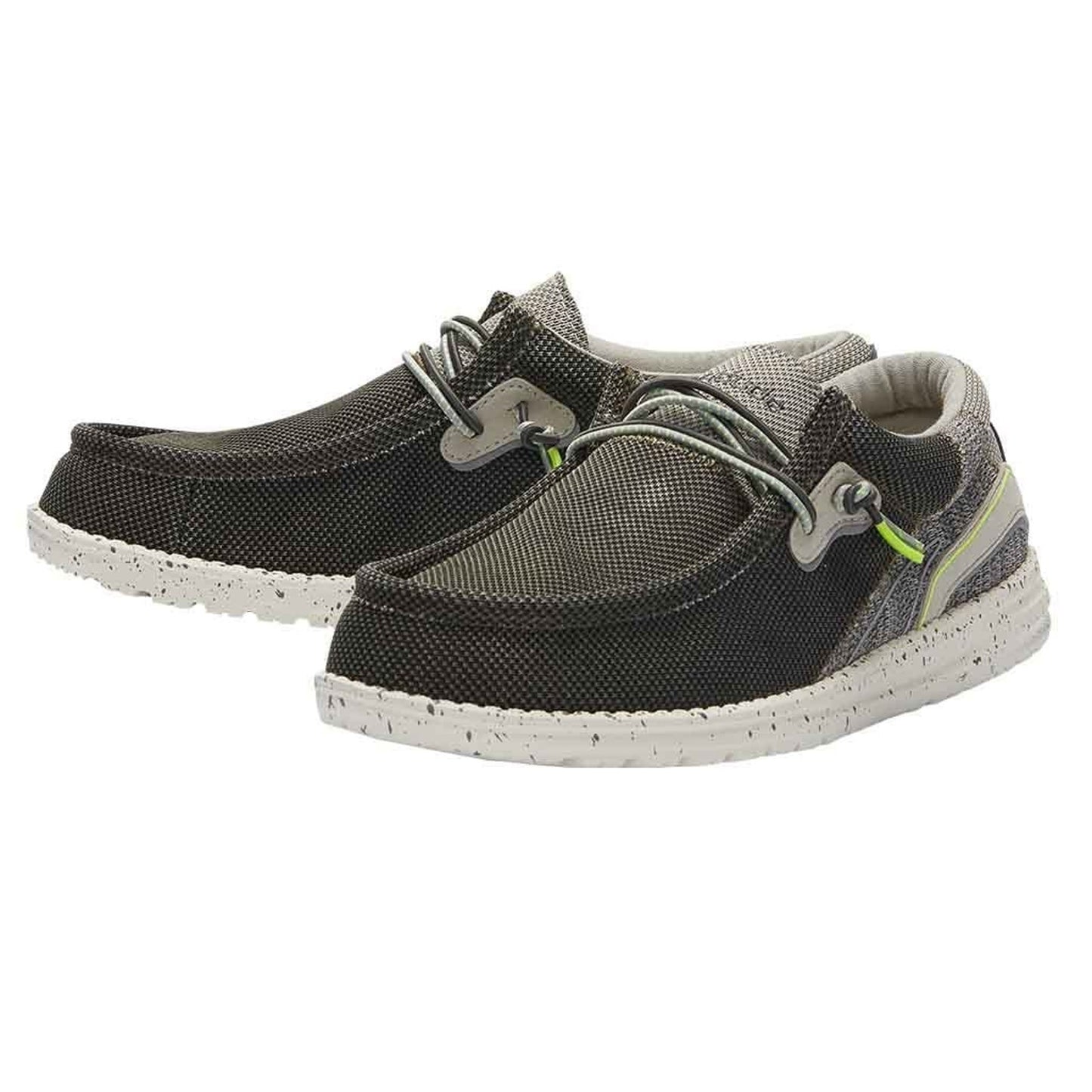 Heydude Wally Hawk Wool Casual slip on Shoes Green SIZE 8 M