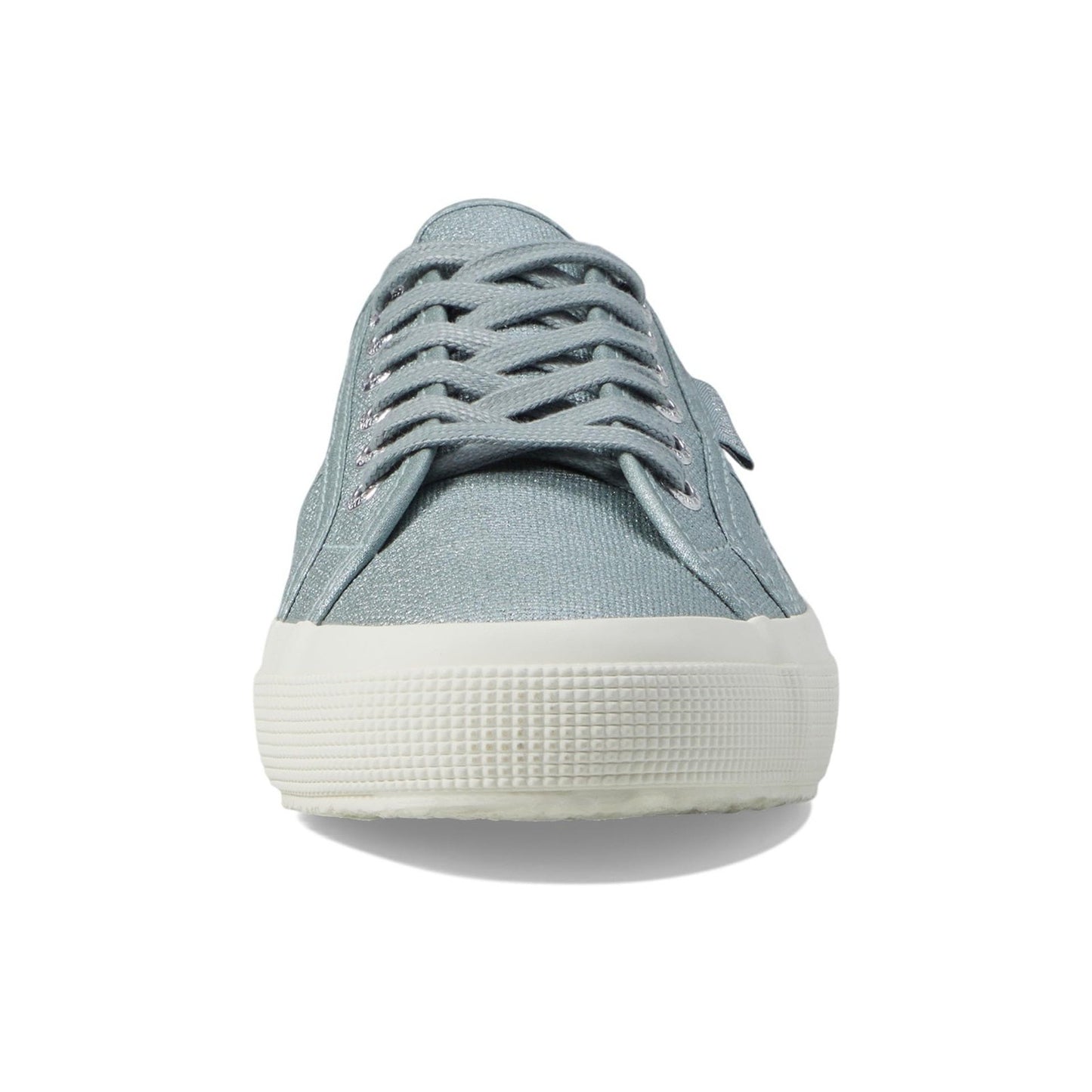 Superga 2750 Pearl Matte Canvas Grey Greenish Size Women 8.5 Low Top Shoes