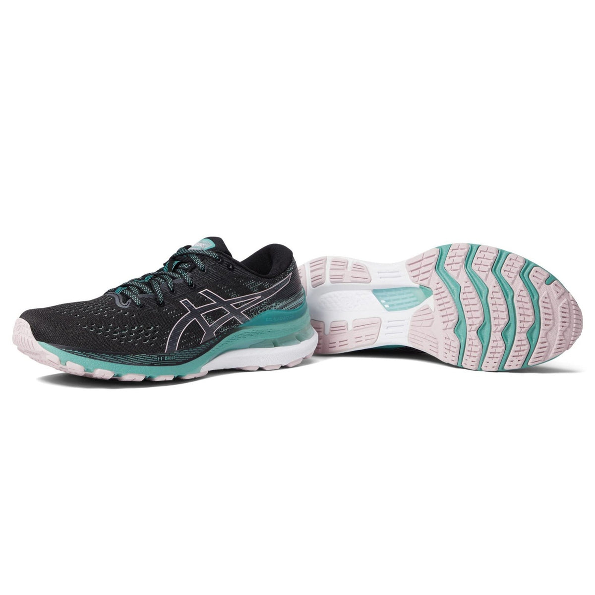 Asics Gel Kayano 28 Women's Running Shoes Black/Sage Mesh 11.5 M
