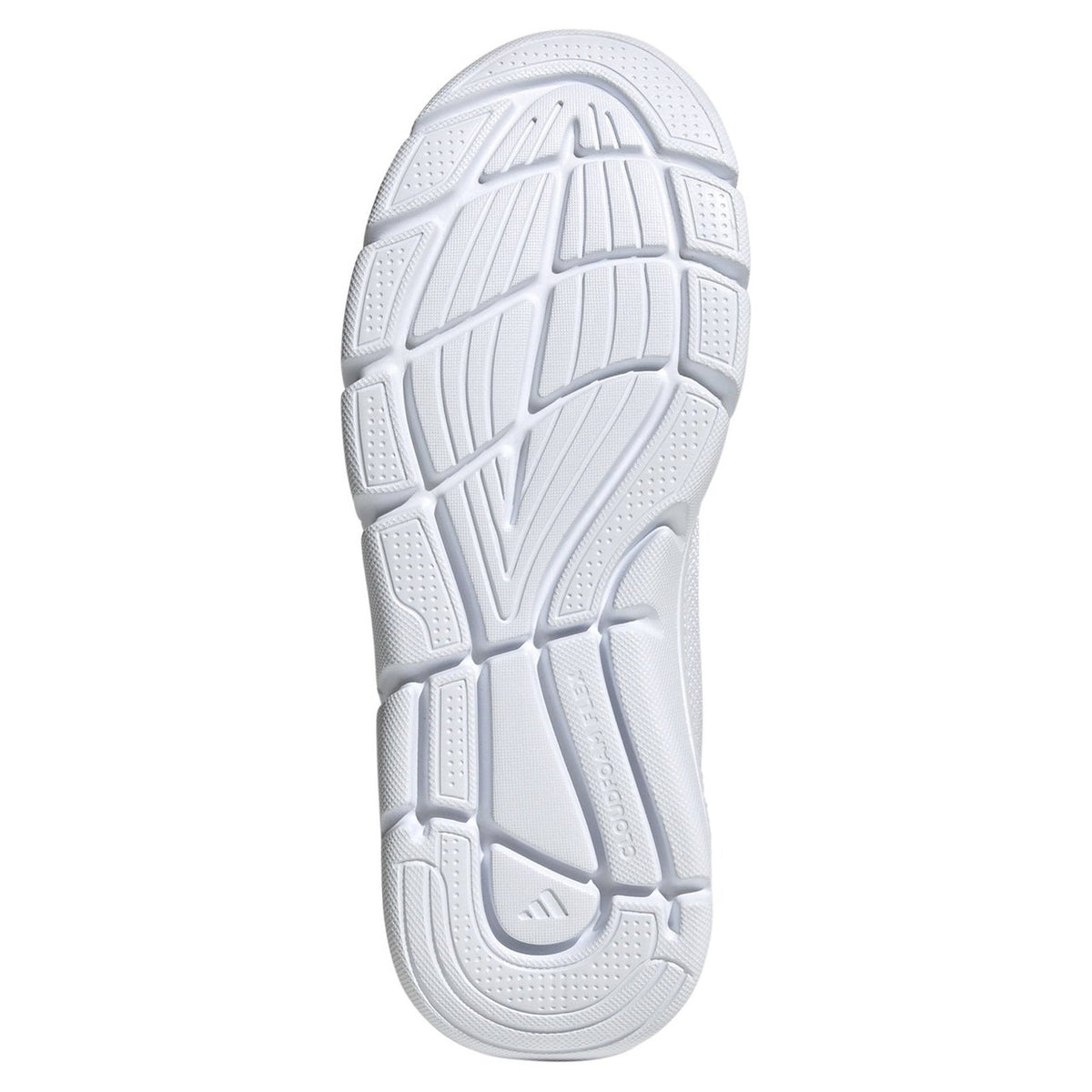 adidas Cloudfoam Flex Laces Women Everyday Wear Walking Shoe White 7.5 Wide Fit