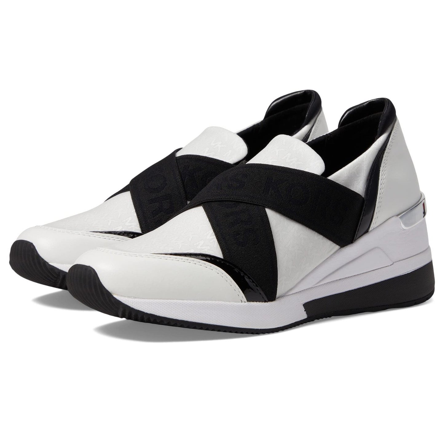 Michael Kors Woman's Sneakers Shoes Geena Slip-On Trainer Optic White 8 M