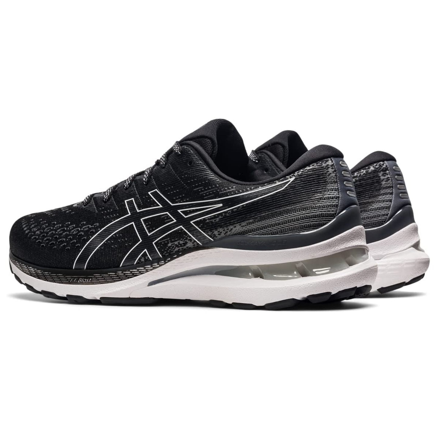 Asics Men's Gel Kayano 28 Running Shoes Black/White 12.5 M