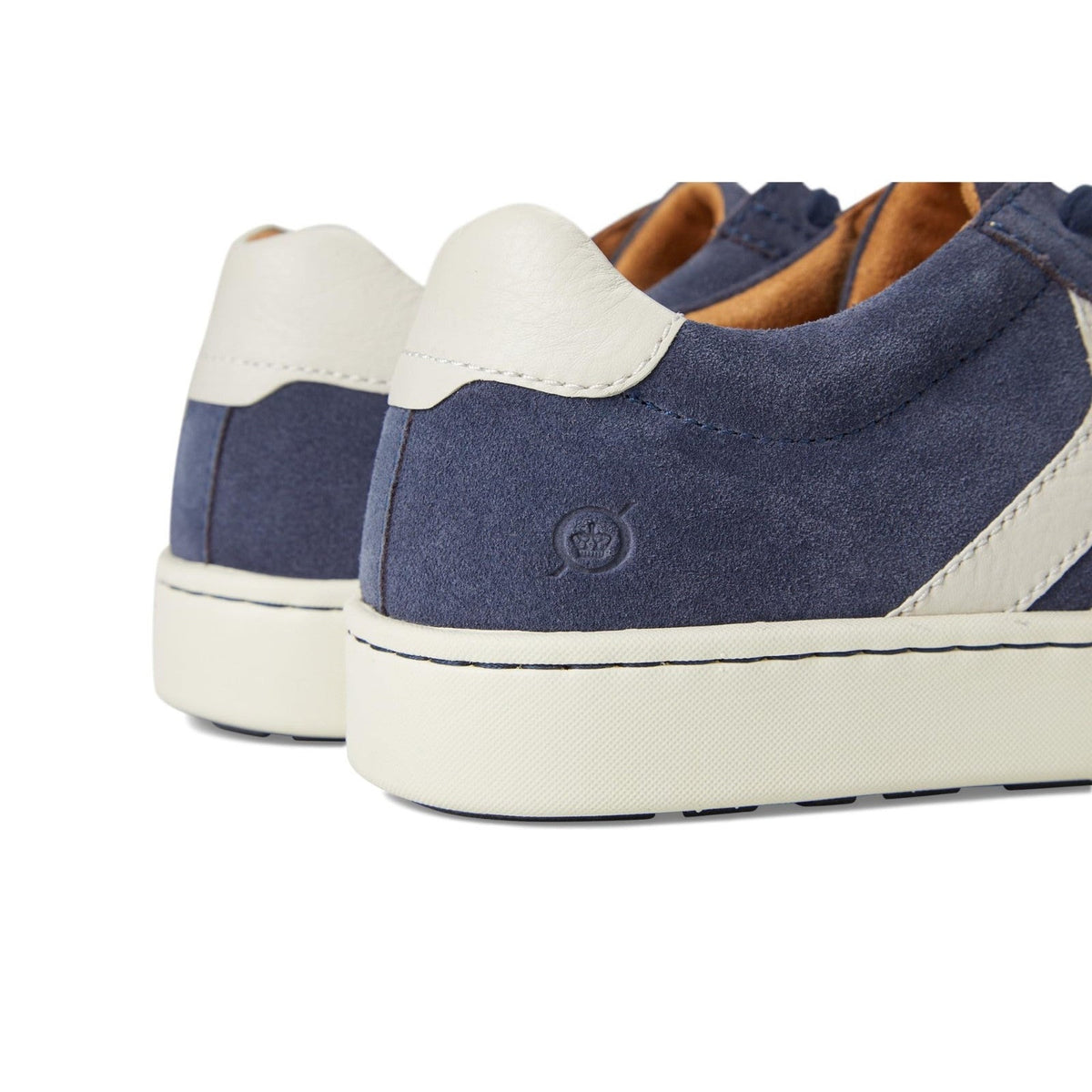 BORN Men's Beck Tie Sneaker Shoes Blue Suede Size 11 M