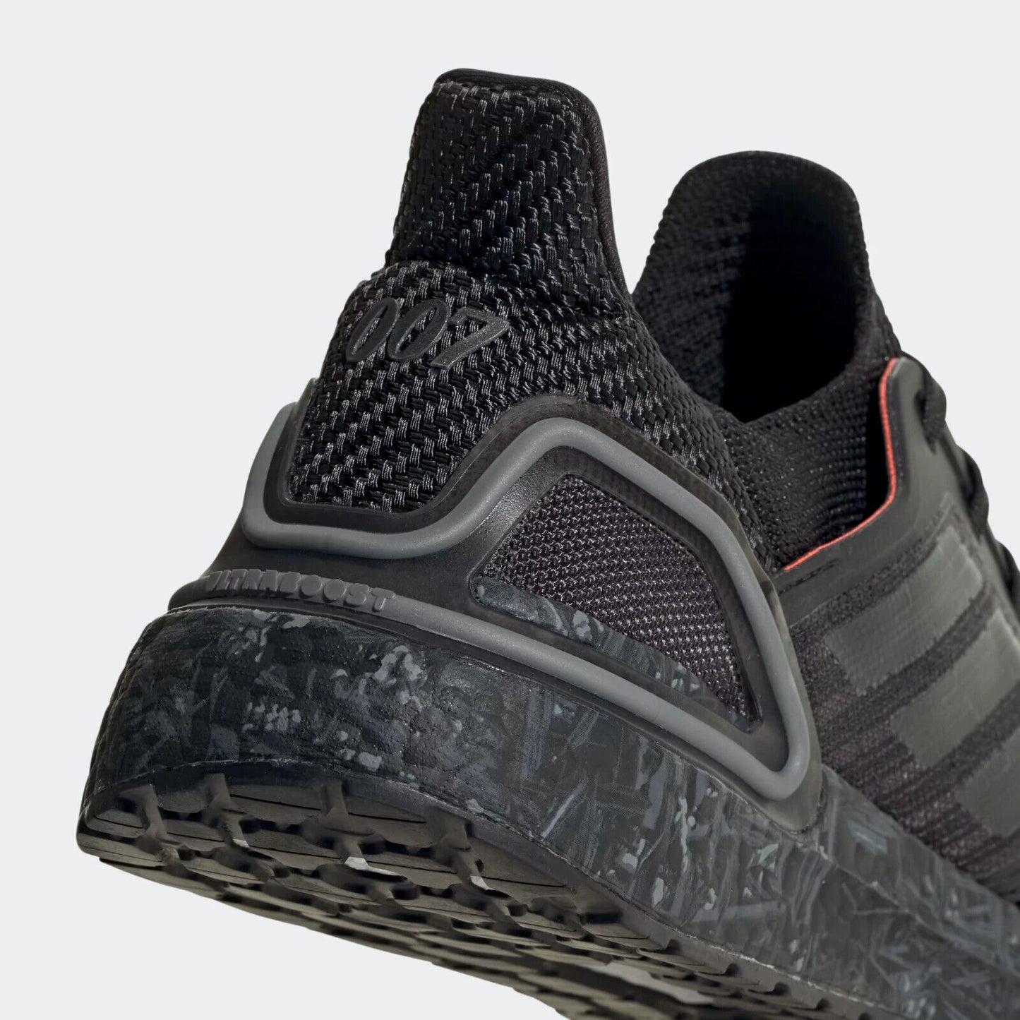 adidas UltraBoost 20 X James Bond Core Black / Iron Metallic Size 8 US