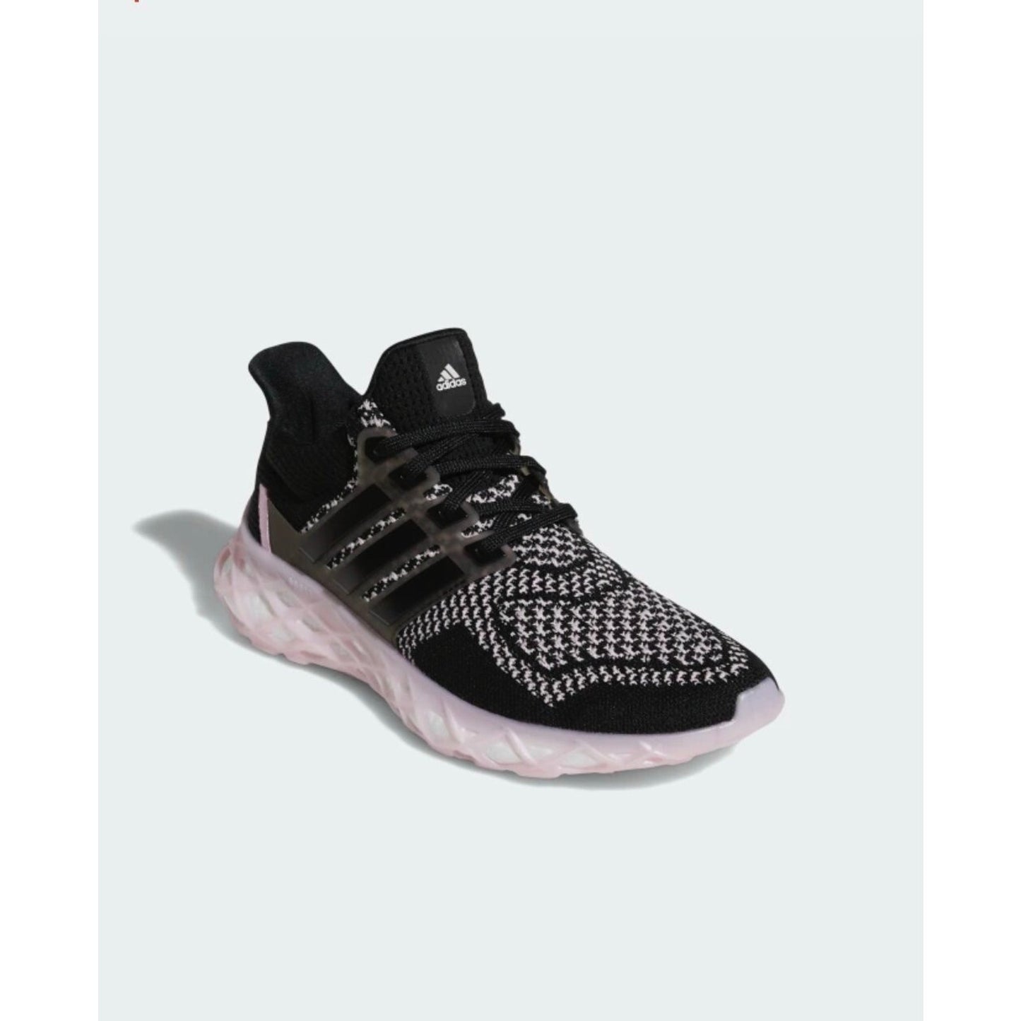 Adidas Ultraboost Web DNA Womens Running Shoes Black/Black/Clear Pink Size 6